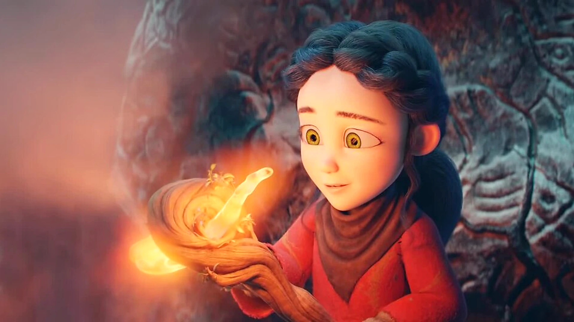 Cinematic 3D animation world used as portfolio showcase media