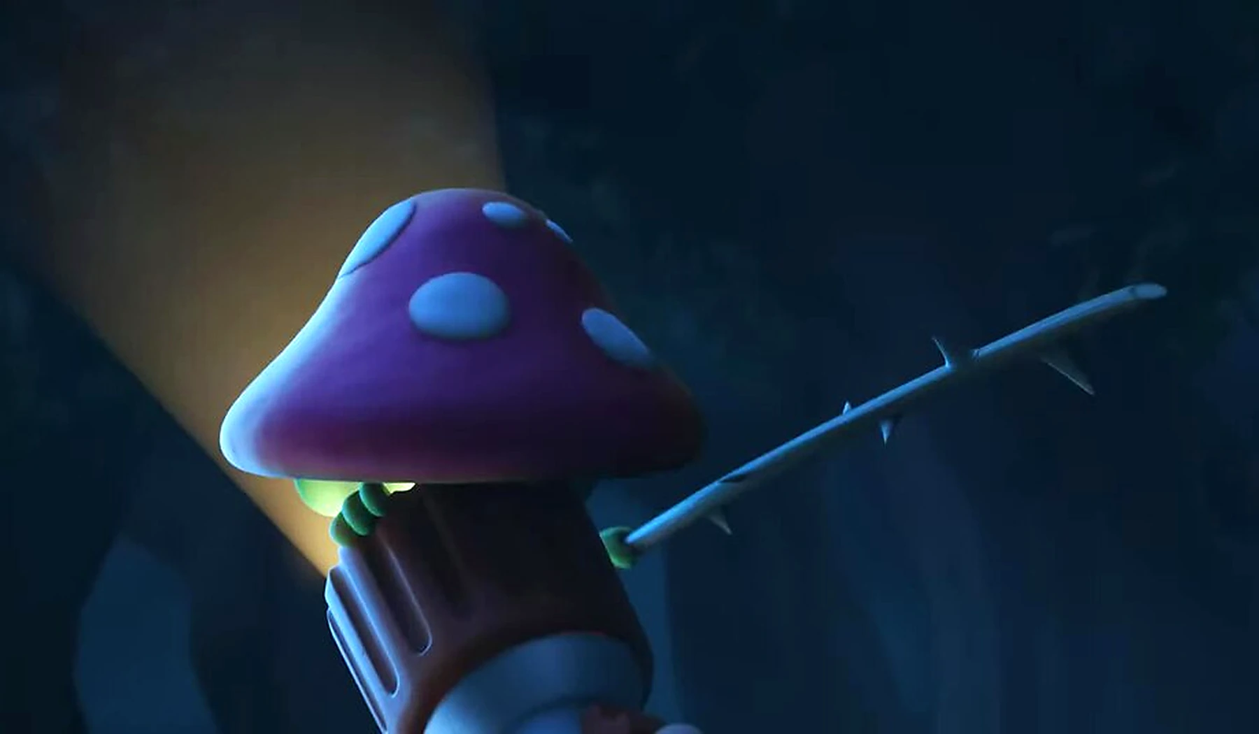 Stylized animated character frame